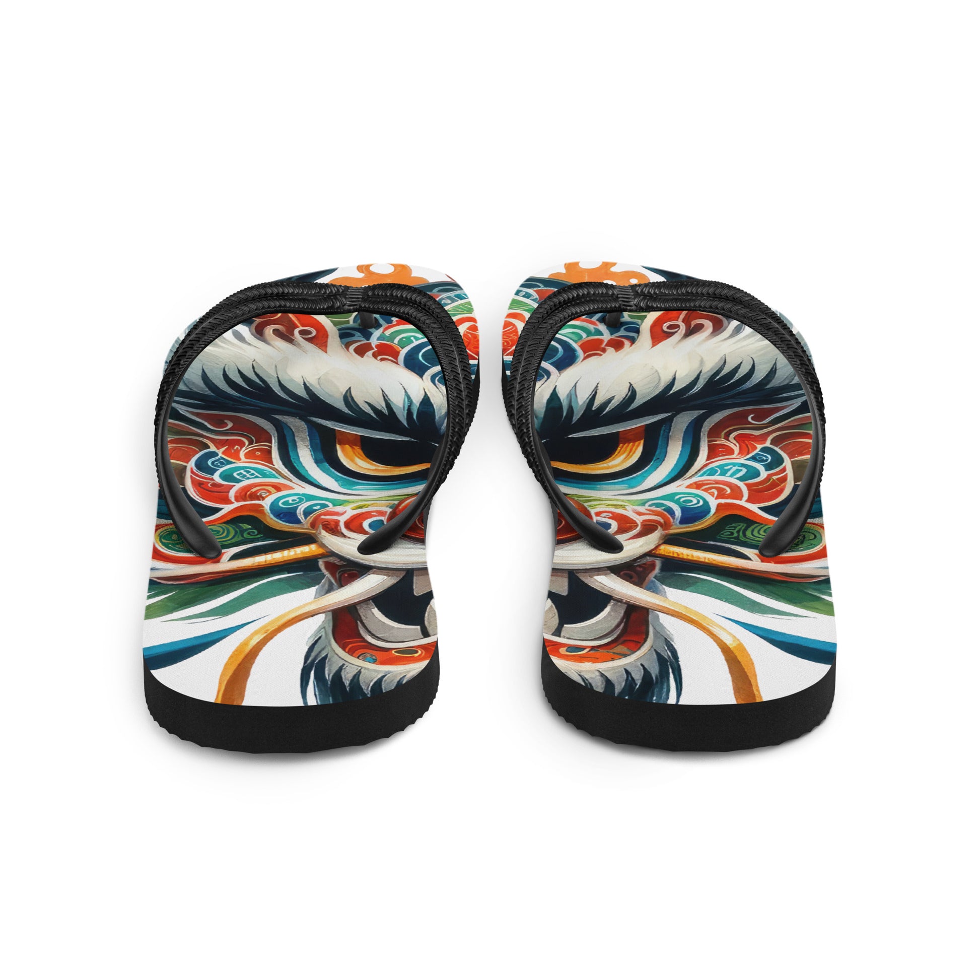 Chinese New Year's Dragon Flip-Flops