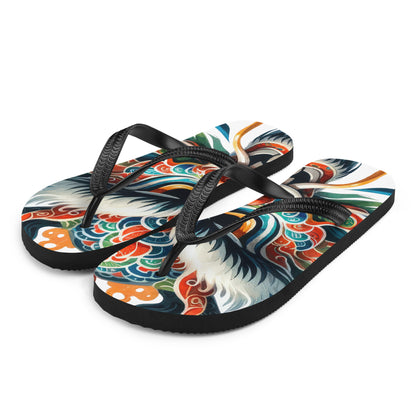 Chinese Dragon Flip-Flops