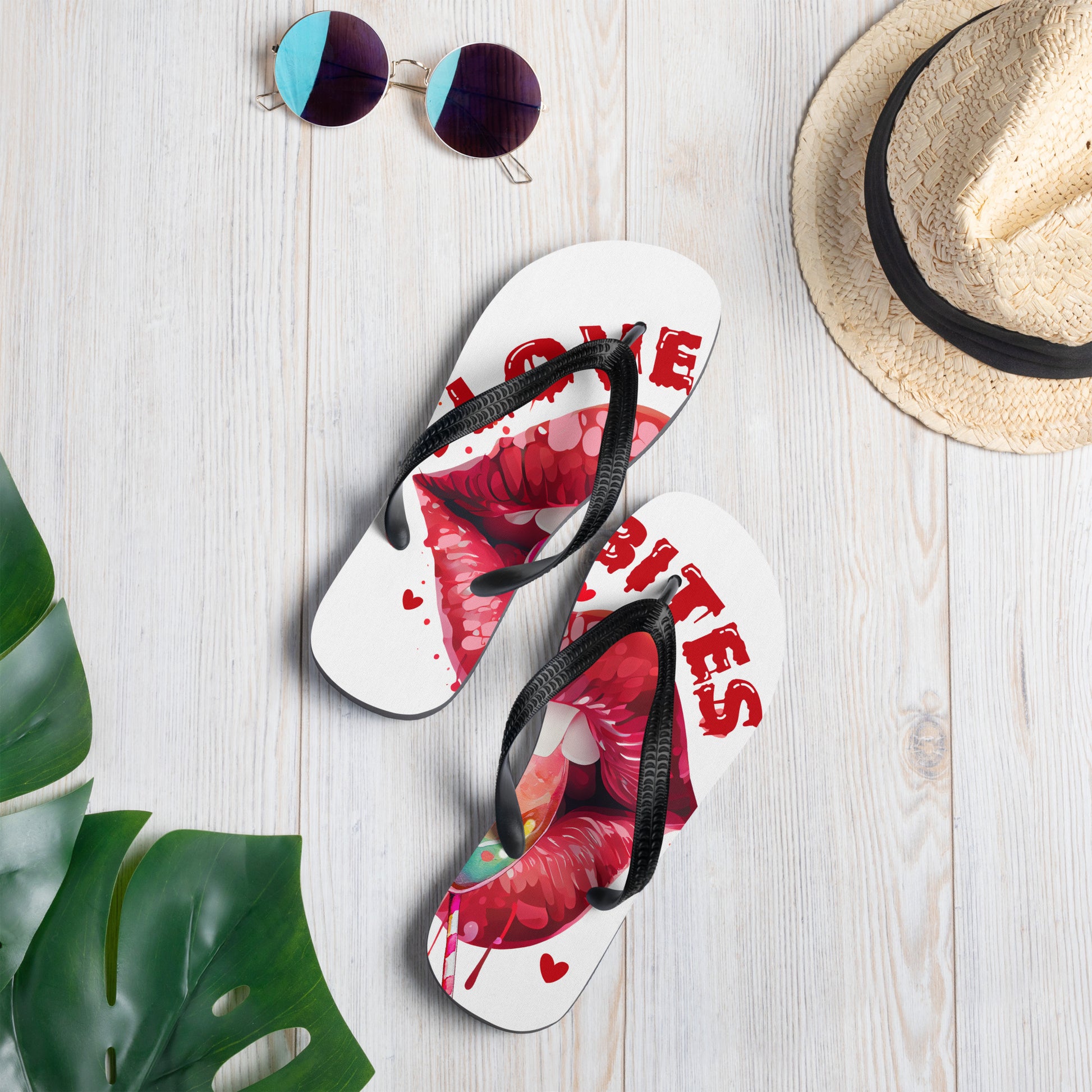Sexy Lips Ladies Flip-Flops