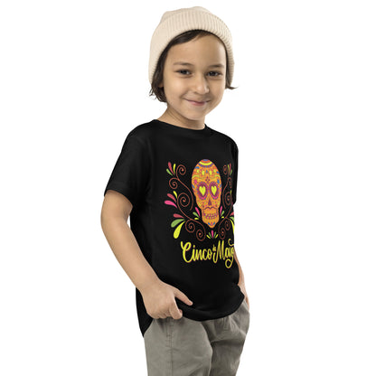 Floral Sugar Skull Toddler T-Shirt