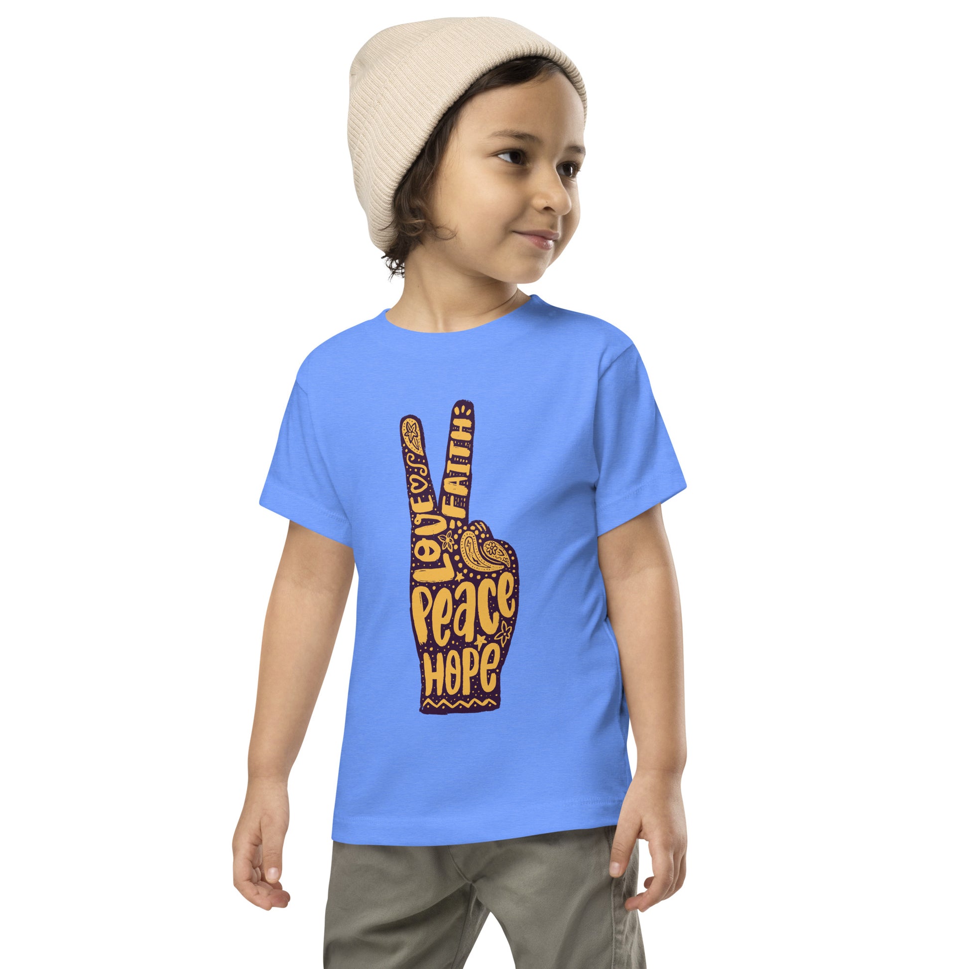 peace sign kid's t-shirt