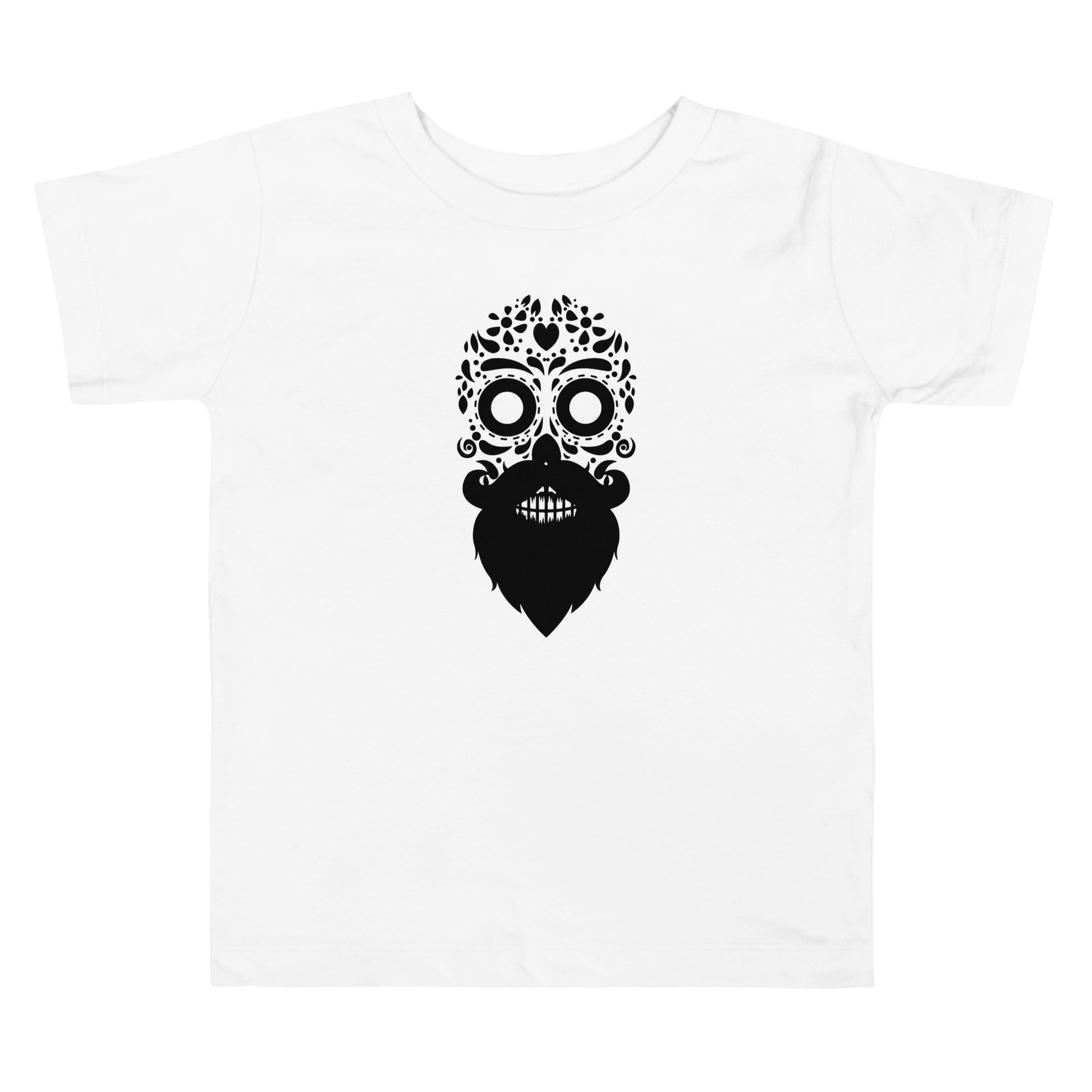 Bearded Sugar Skull Toddler T-Shirt