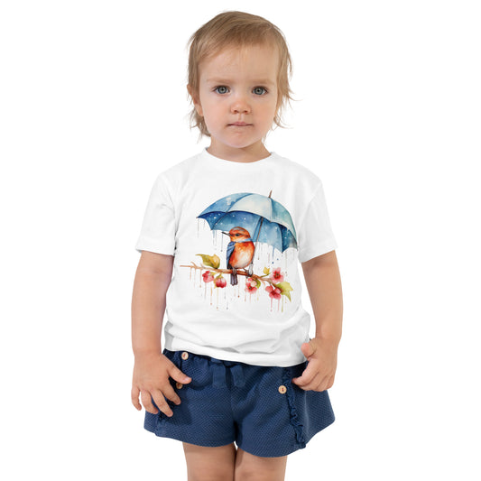 Baby Bird with Umbrella Toddler T-Shirt