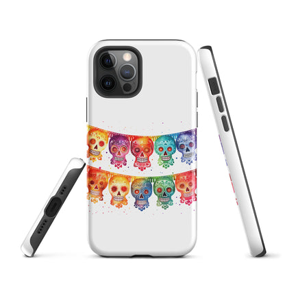 sugar skull banner iphone case