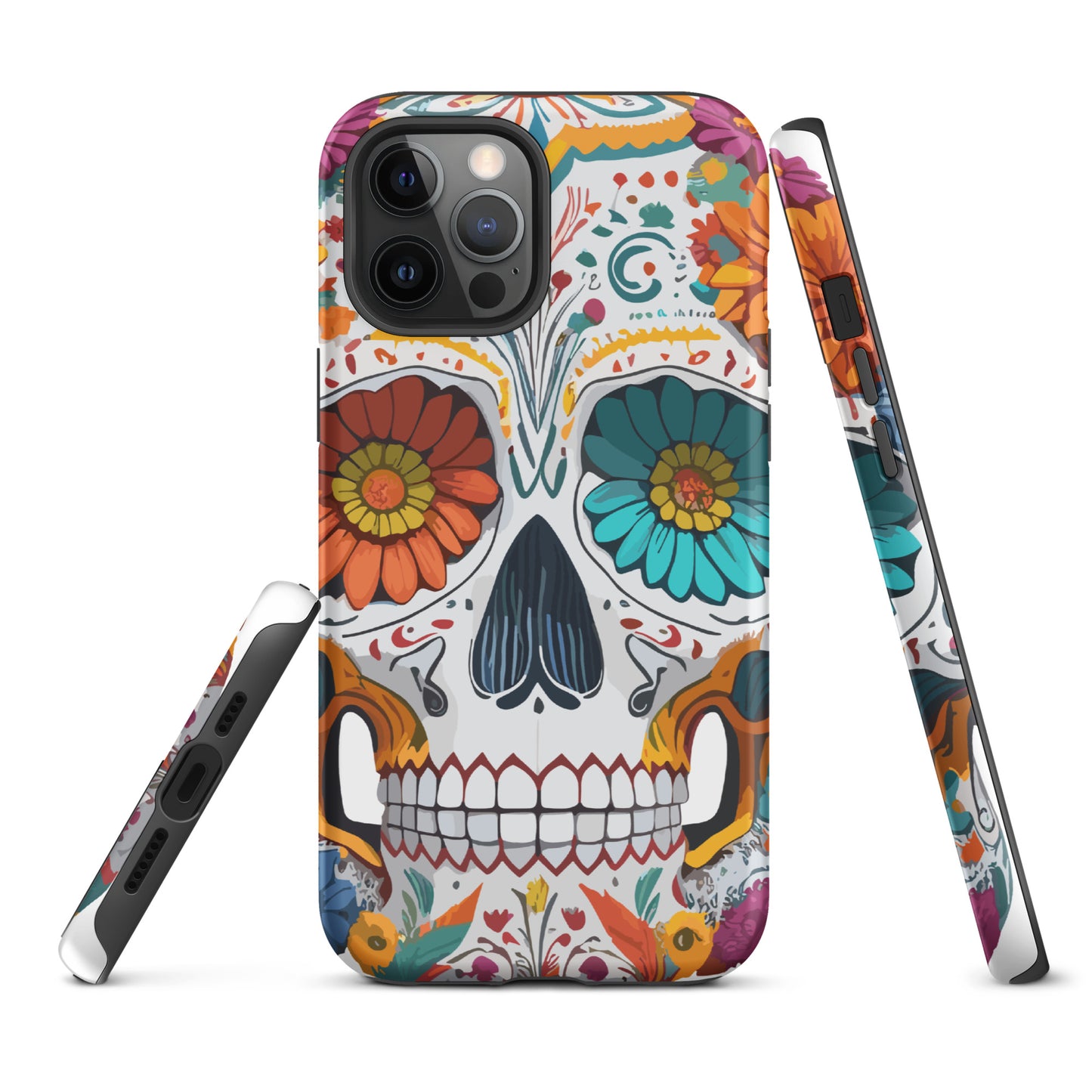 Mexican Floral Skull phone Case