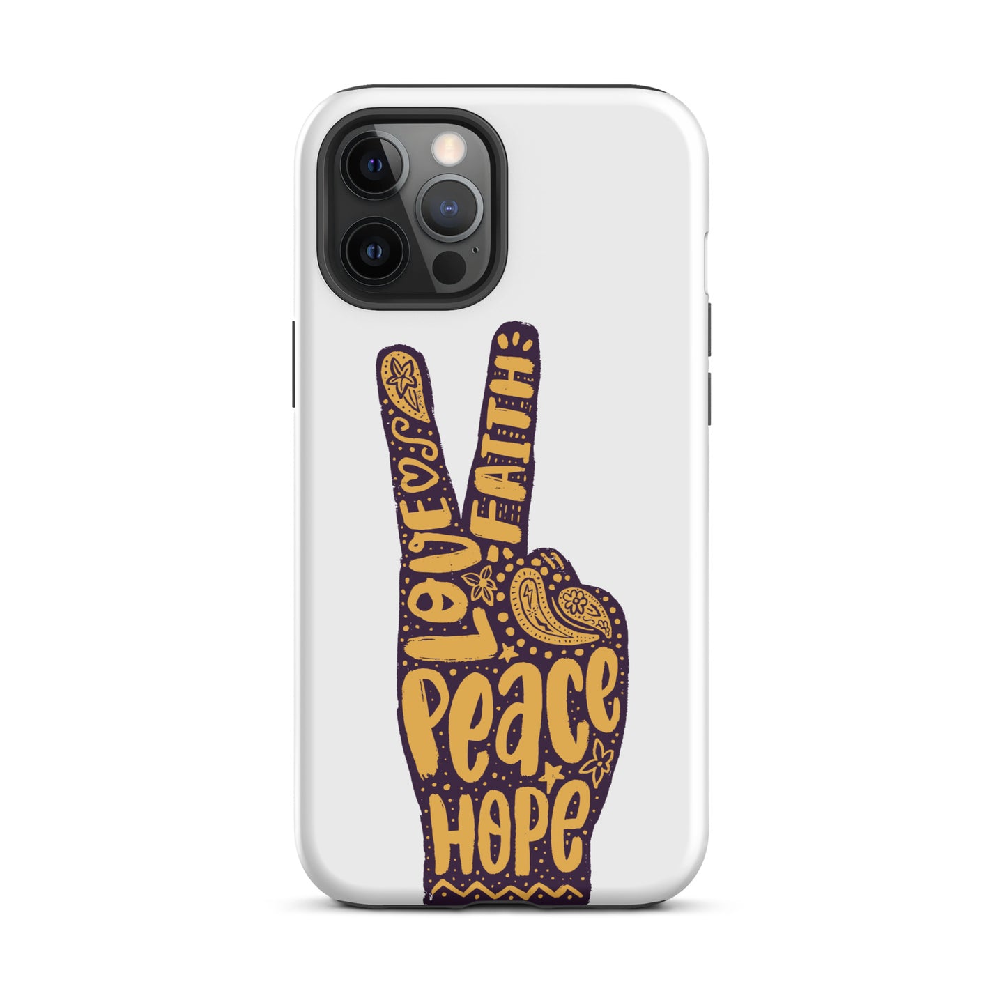 peace love iphone case