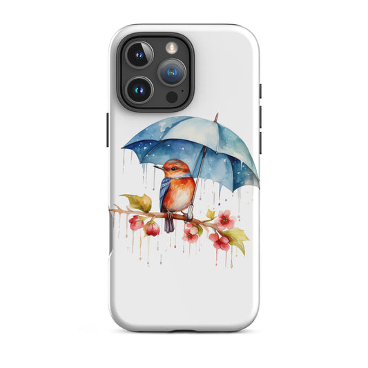 Baby Bird with Umbrella iPhone® Case
