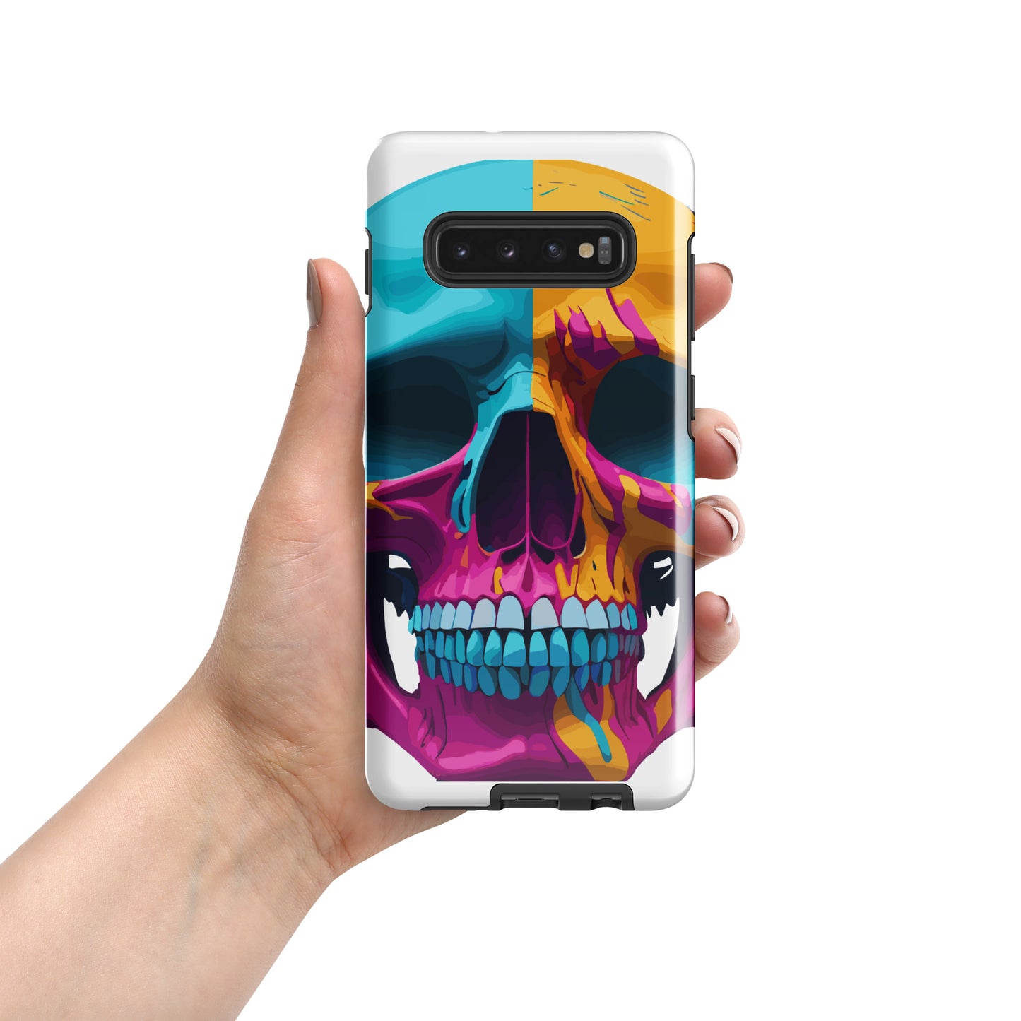 lsd skull samsung phone case