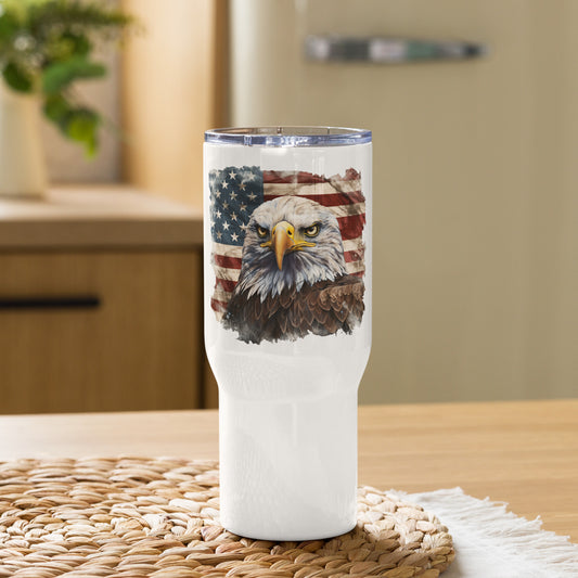 American Bald Eagle Travel Mug