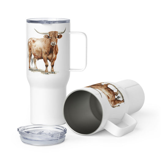 Texas Longhorn Travel Mug