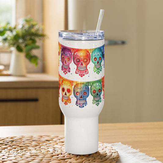 Mexican Fiesta Banner Travel Mug