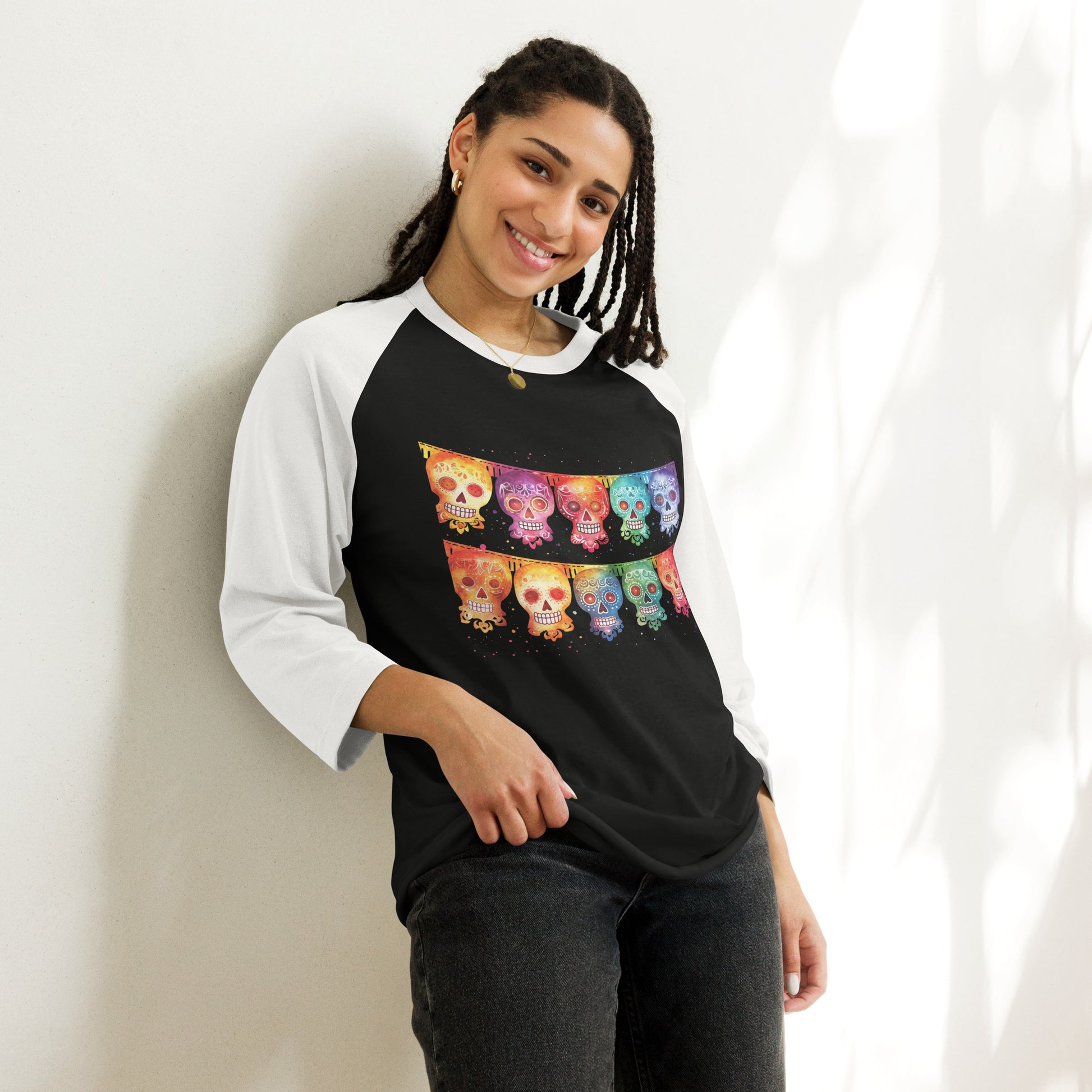Mexican Fiesta Banner Raglan Shirt