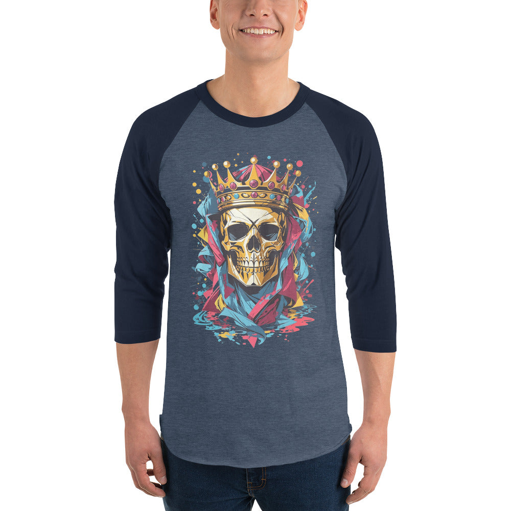 Skull & Crown baseball Shirt