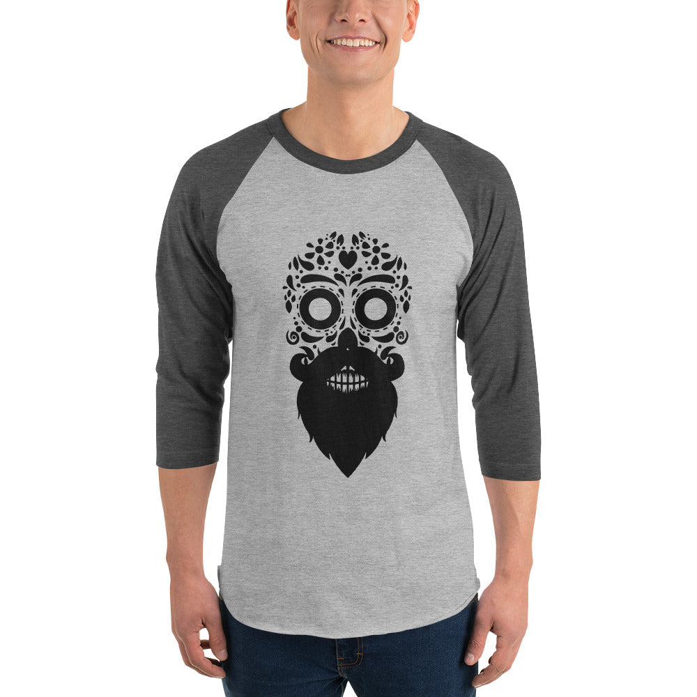 Bearded Skull Raglan Shirt