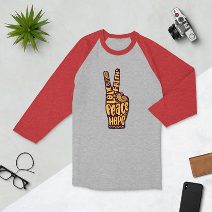 Faith, Love, Hope Unisex baseball Shirt