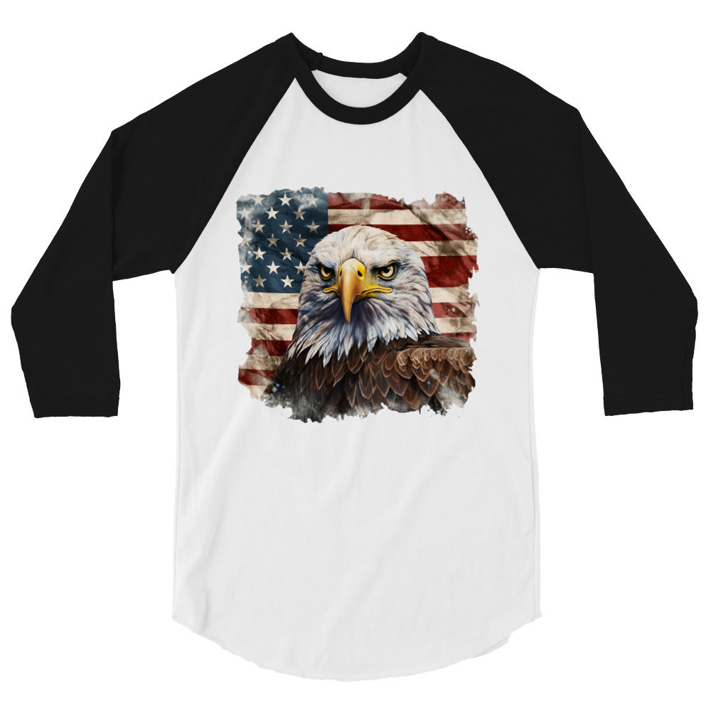 American Bald Eagle baseball shirt