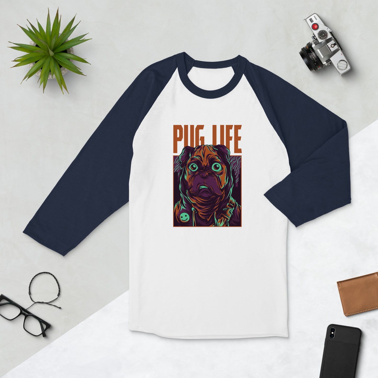 PUG LIFE Raglan tees