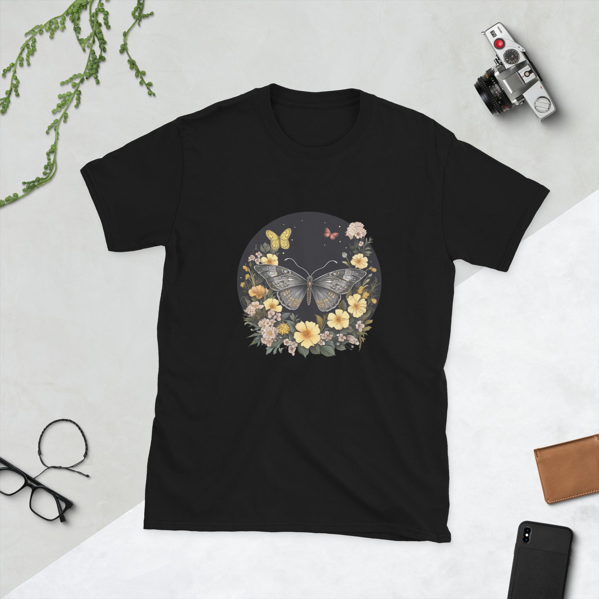 Butterflies & Flowers Ladies TShirt