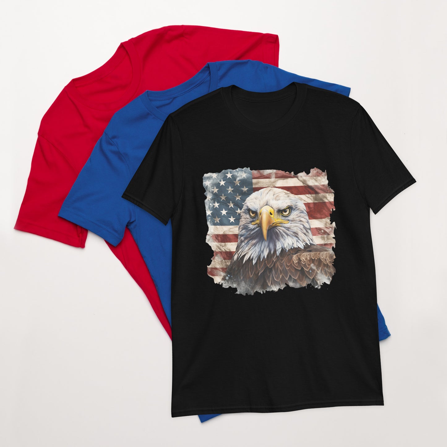 USA Flag Ladies T-Shirt