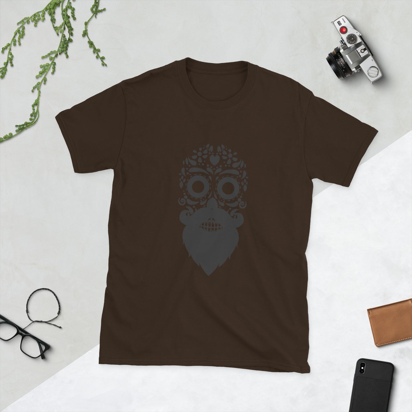 Bearded Sugar Skull women's T-Shirt