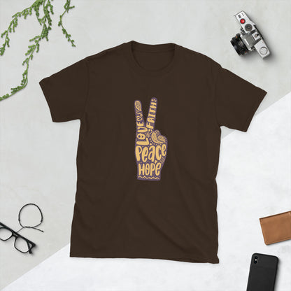 peace sign men's t-shirt