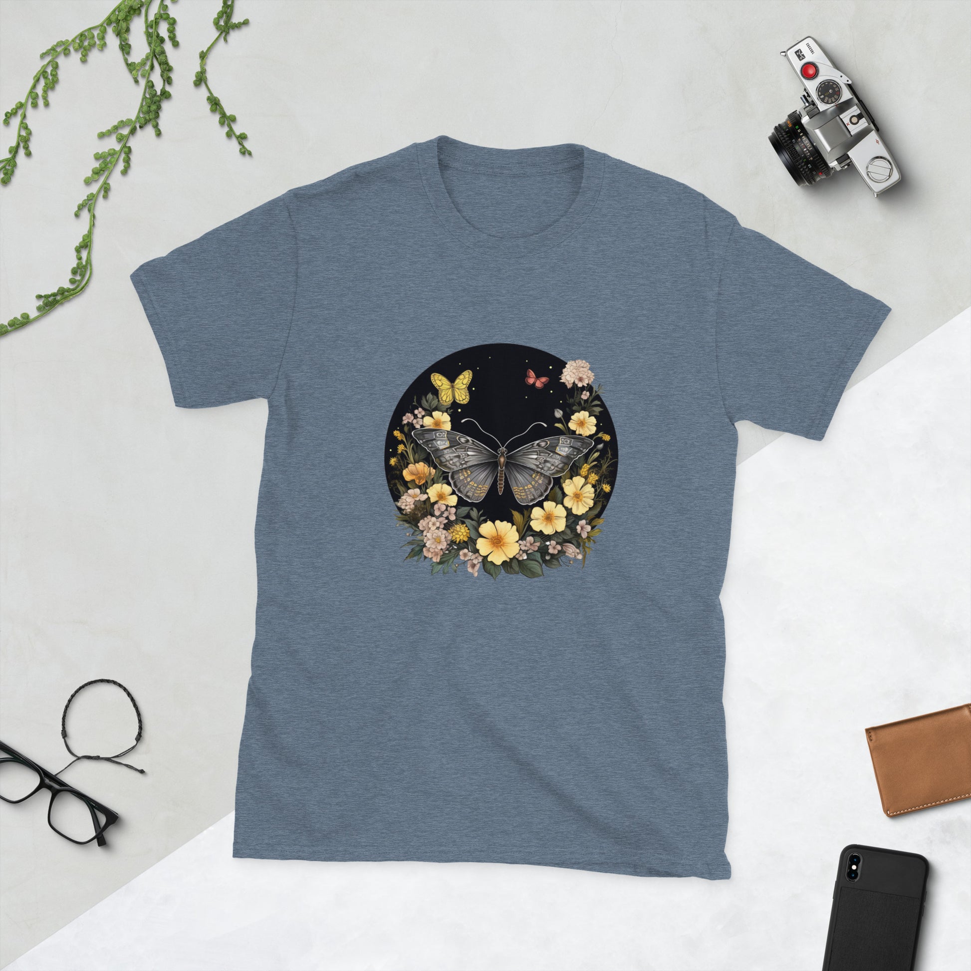 Butterflies & Flowers women's Tee shirt