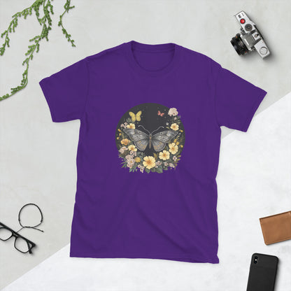 Butterflies & Flowers Ladies Tee shirt