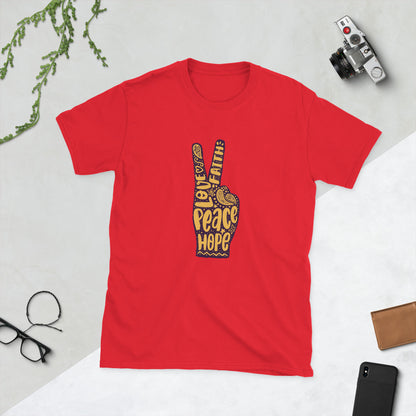 peace sign women's t-shirt