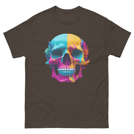 lsd color skull mens t-shirt