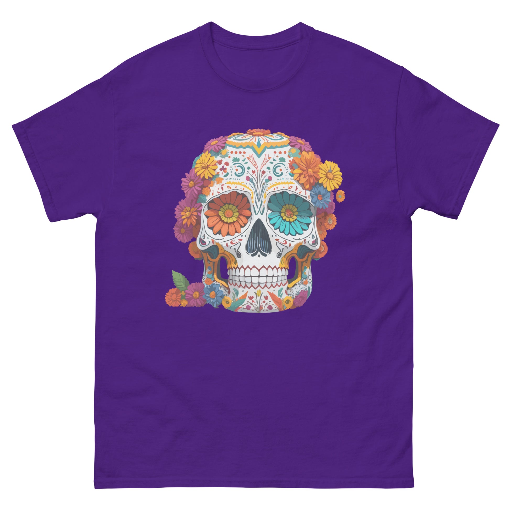 Mexican Skull Ladies Tee Shirt