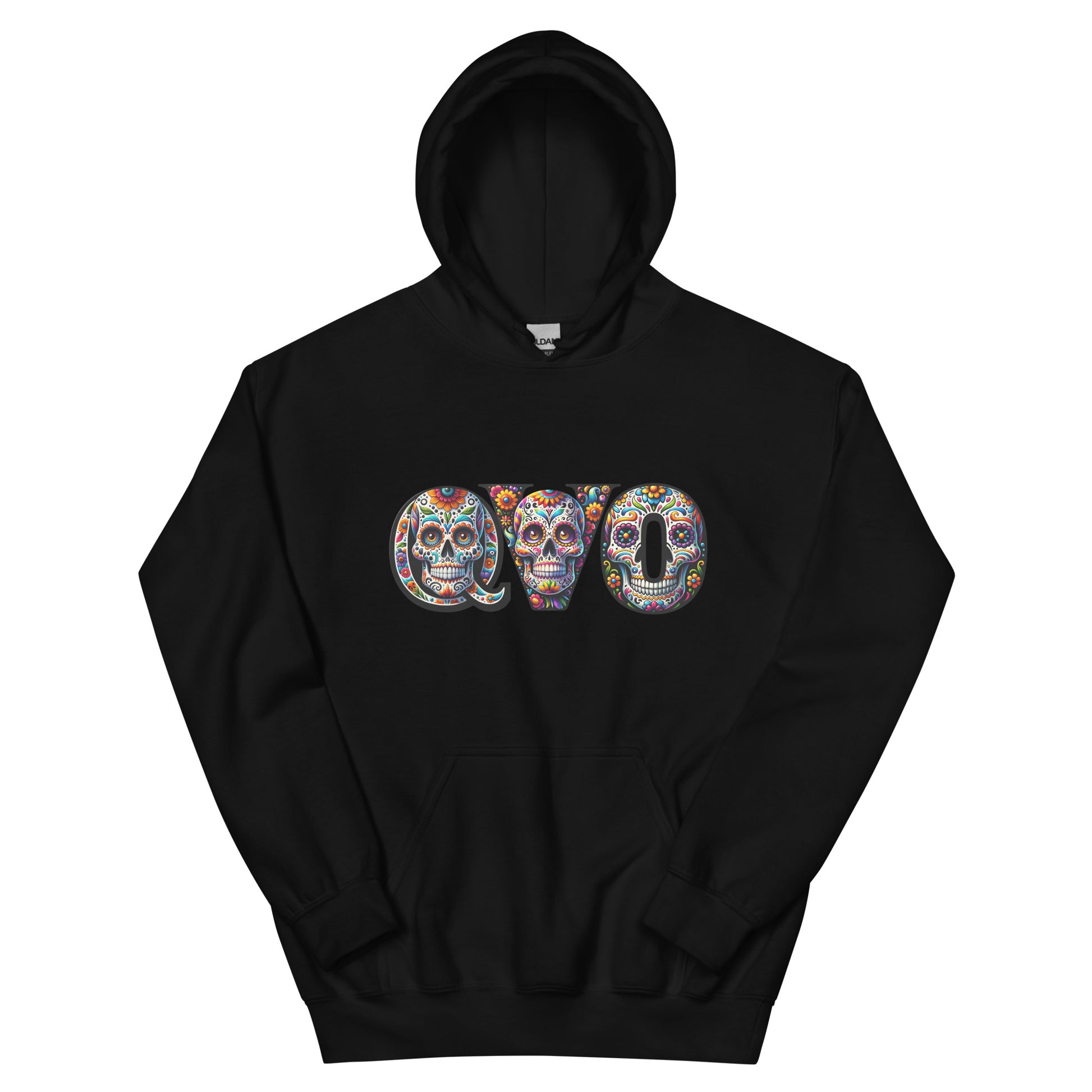 qvo sugar skull hoodie