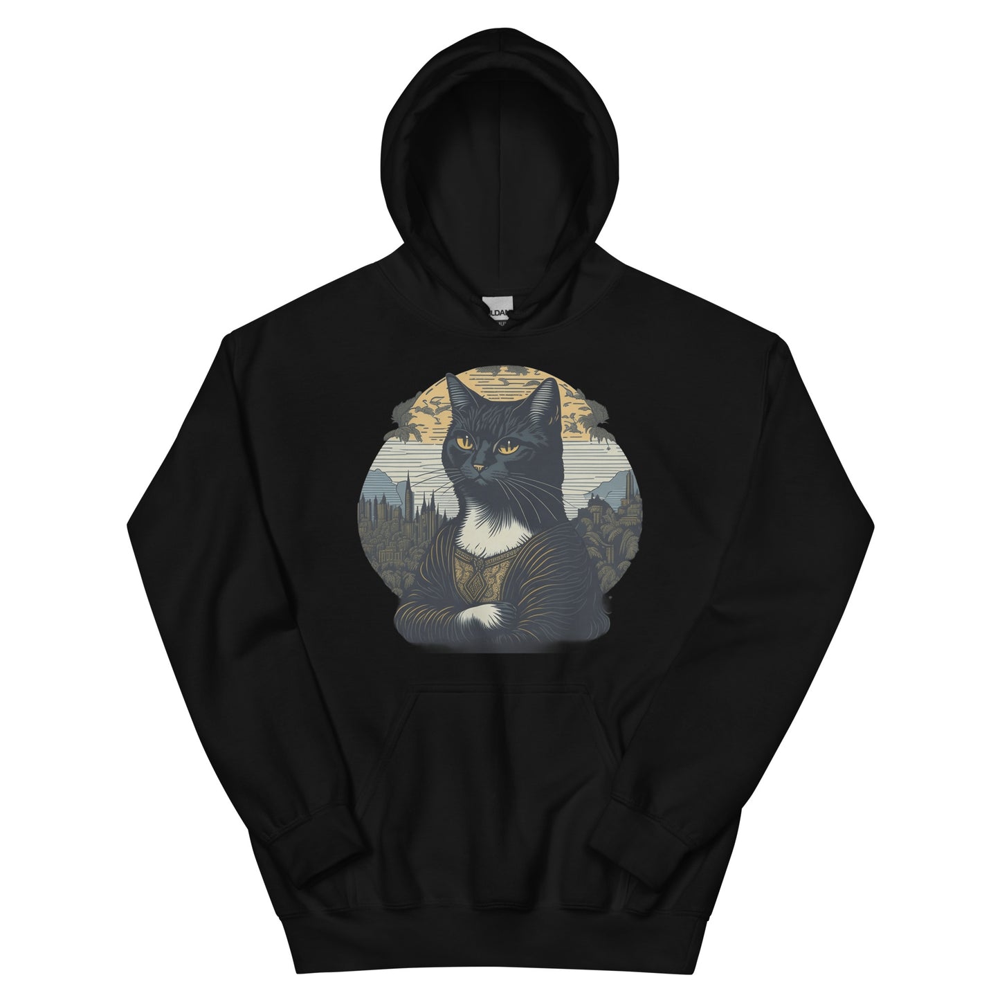 Mona LIsa Cat Ladies Hoodie
