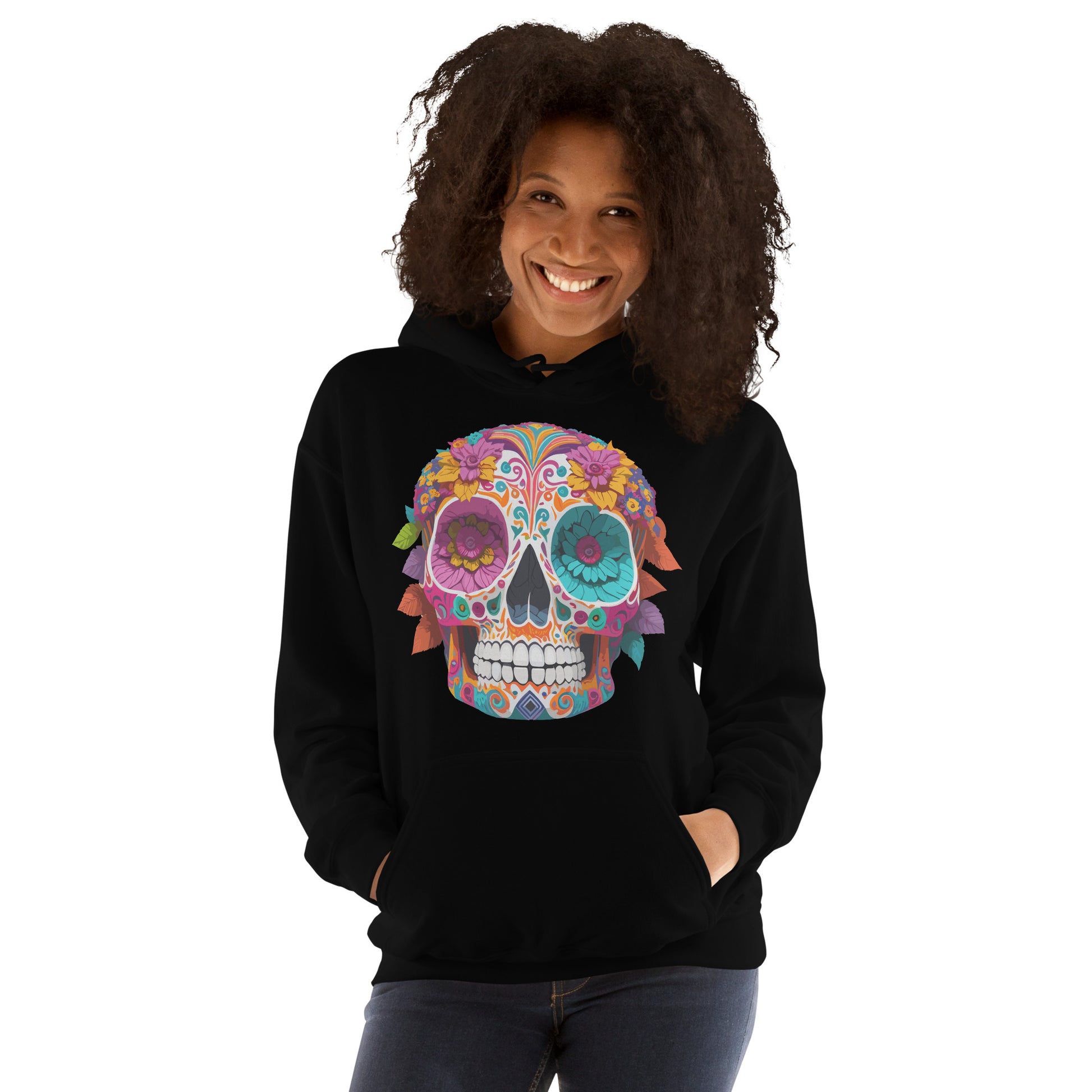 Dia De Los Muertos Ladies Hoodie