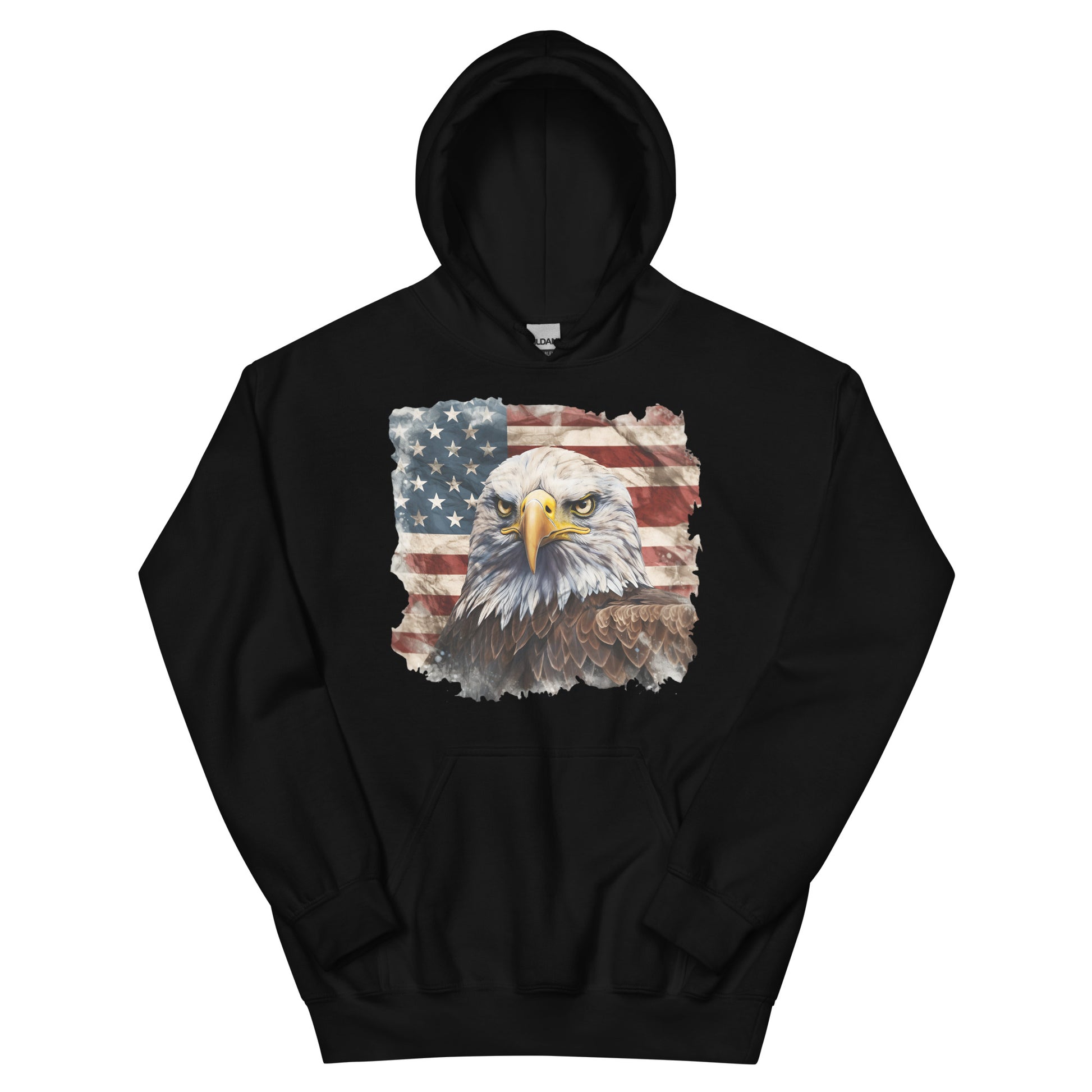 USA Flag Ladies Hoodie