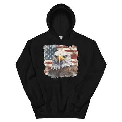 USA Flag Ladies Hoodie