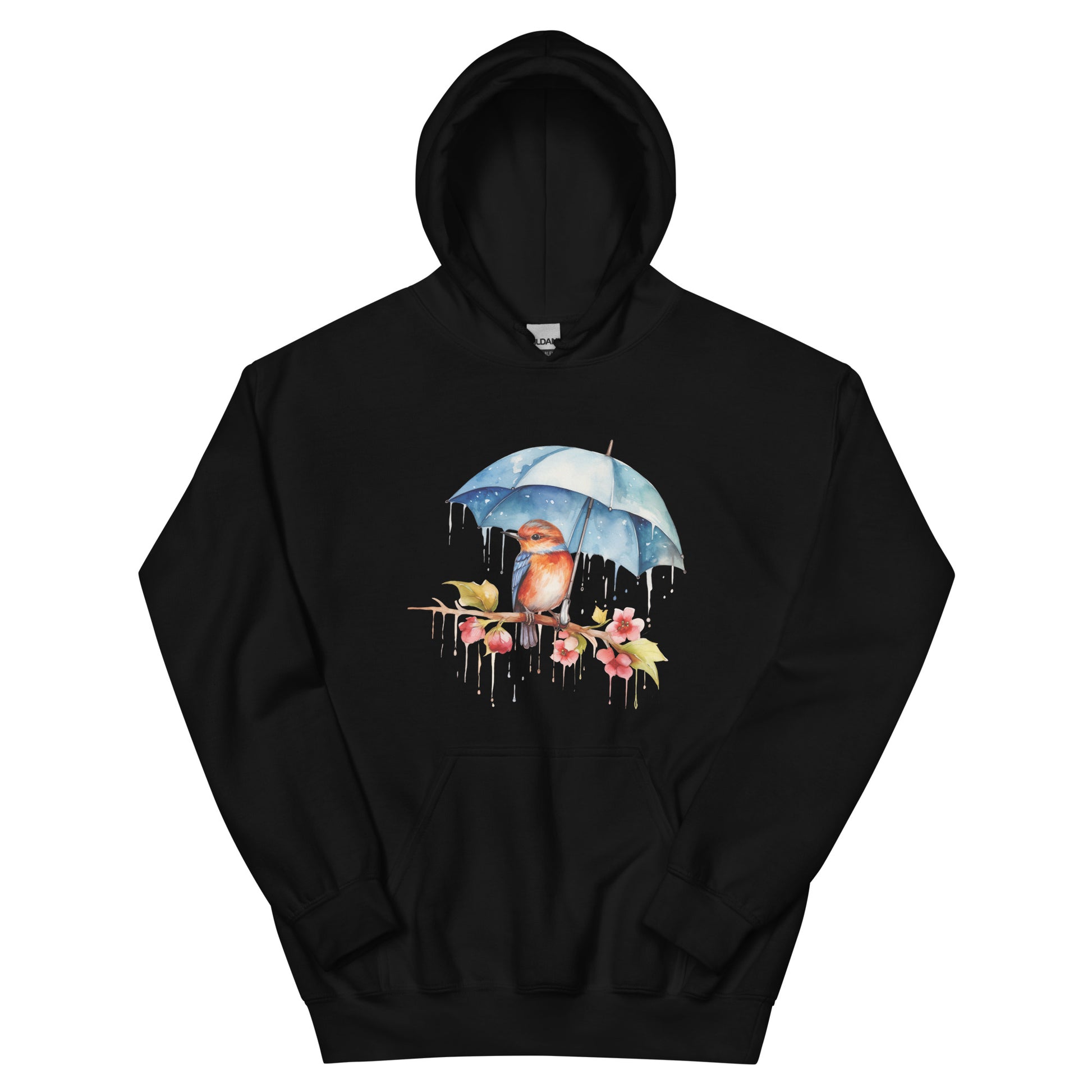 Bird with an Umbrella Ladies Hoodie