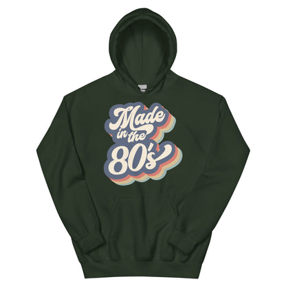 Made in the 80's black Hoodie