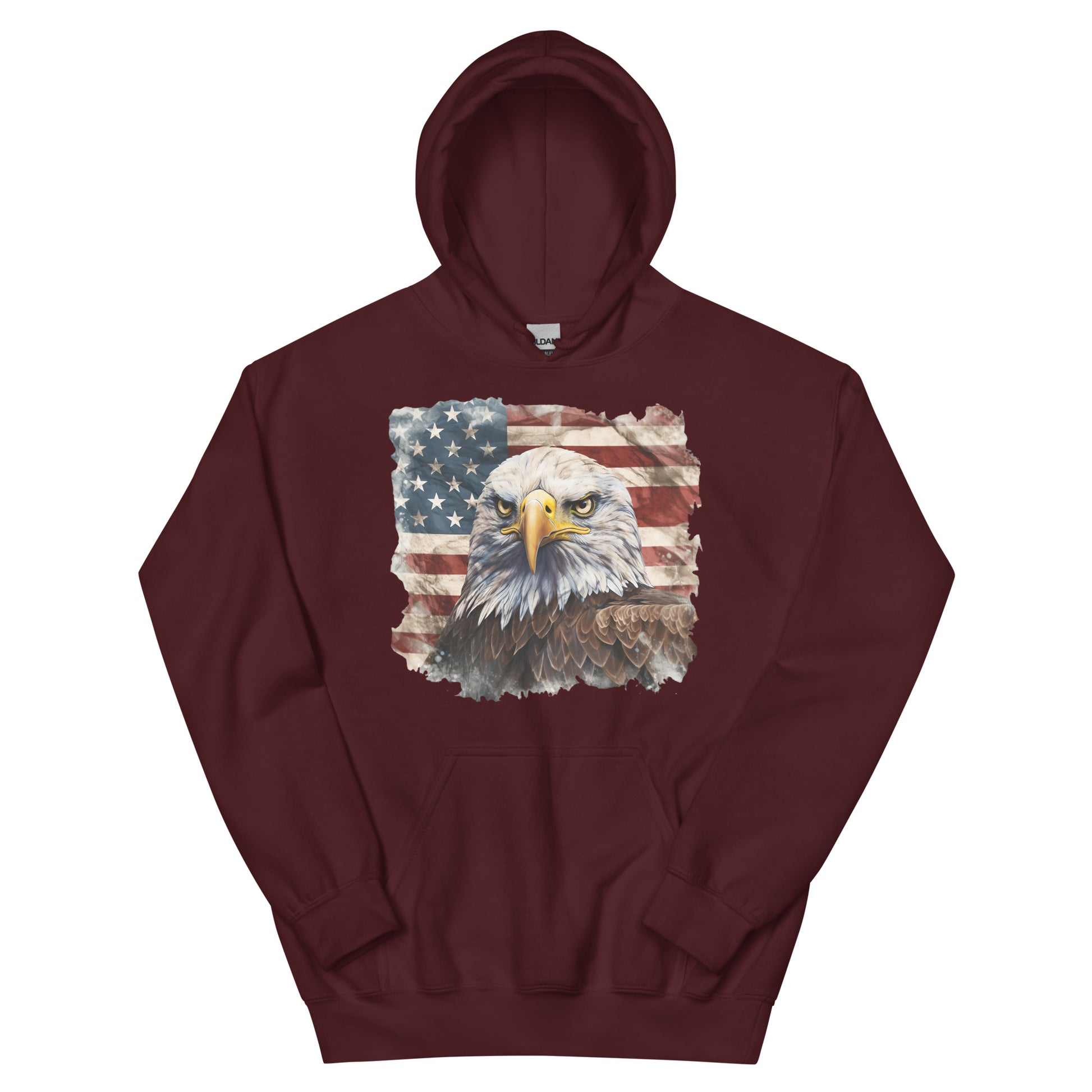 USA Flag Ladies Hoodie