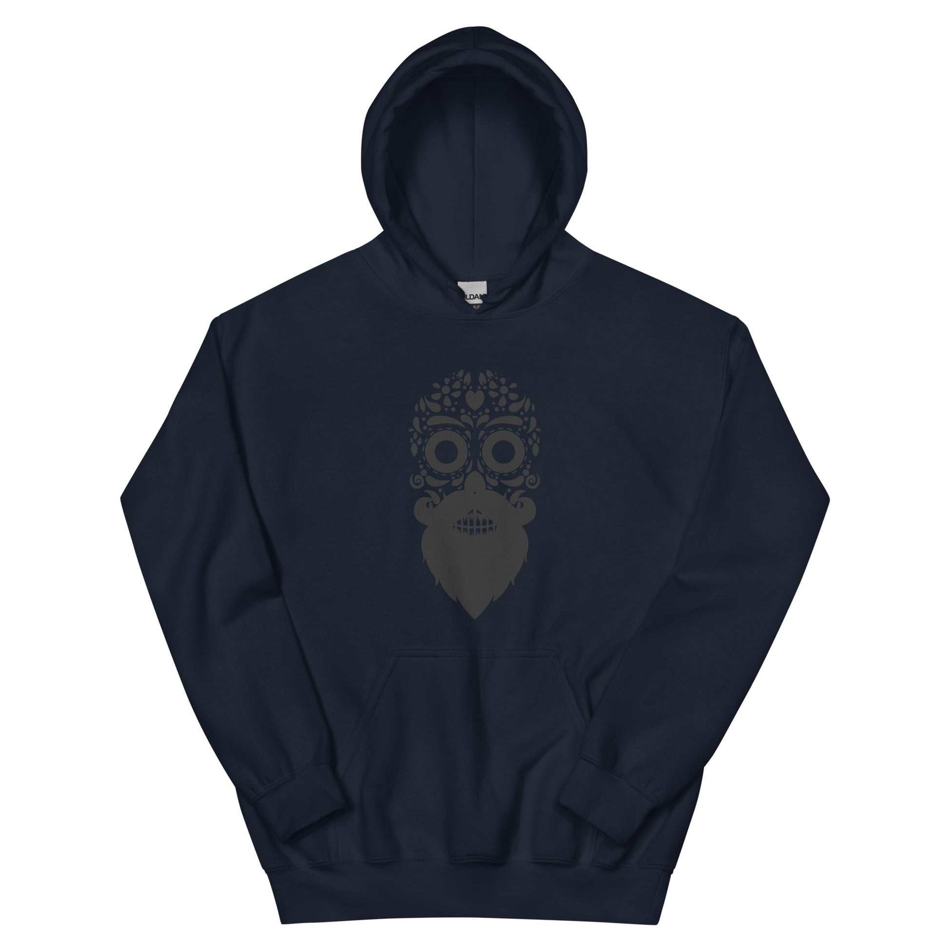 Bearded Sugar Skull Hoodie