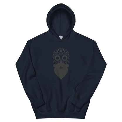 Bearded Sugar Skull Hoodie