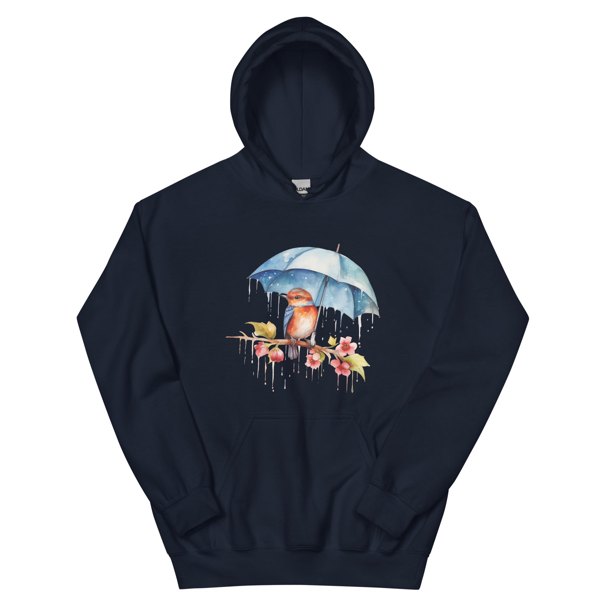 Baby Bird with an Umbrella Ladies Hoodie