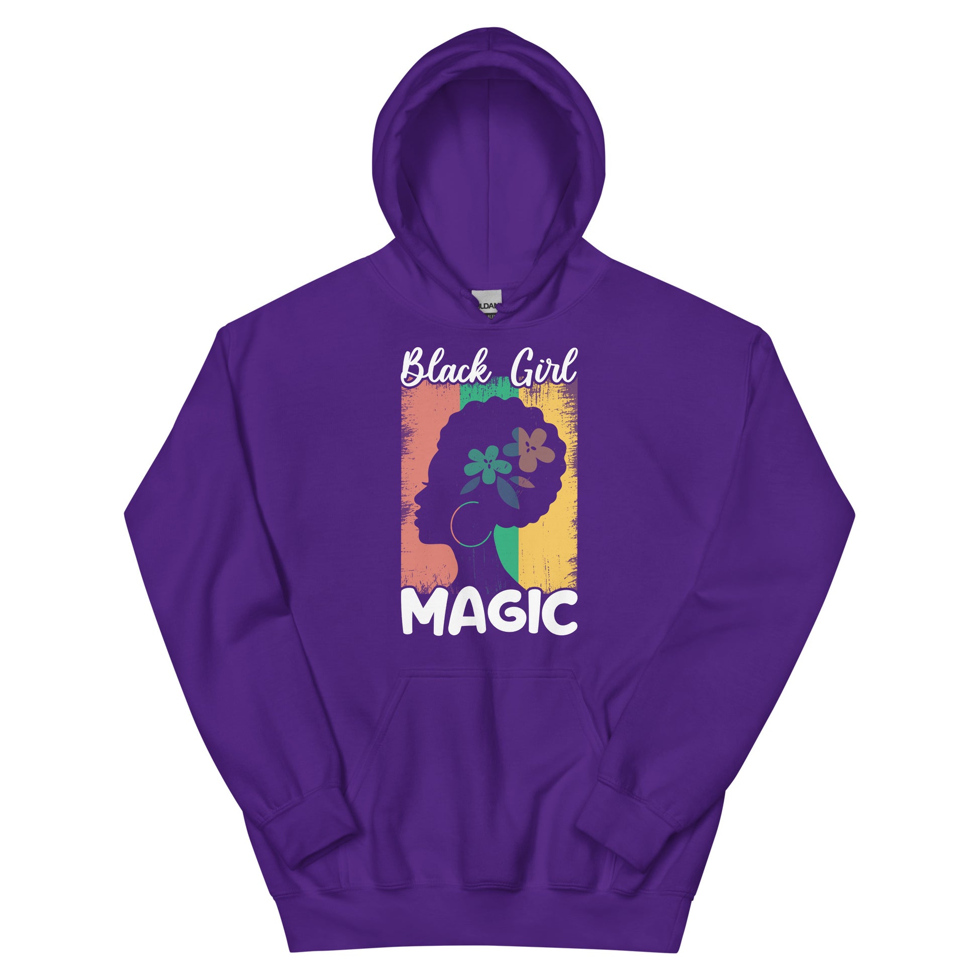 Black Girl Magic purple Hoodie