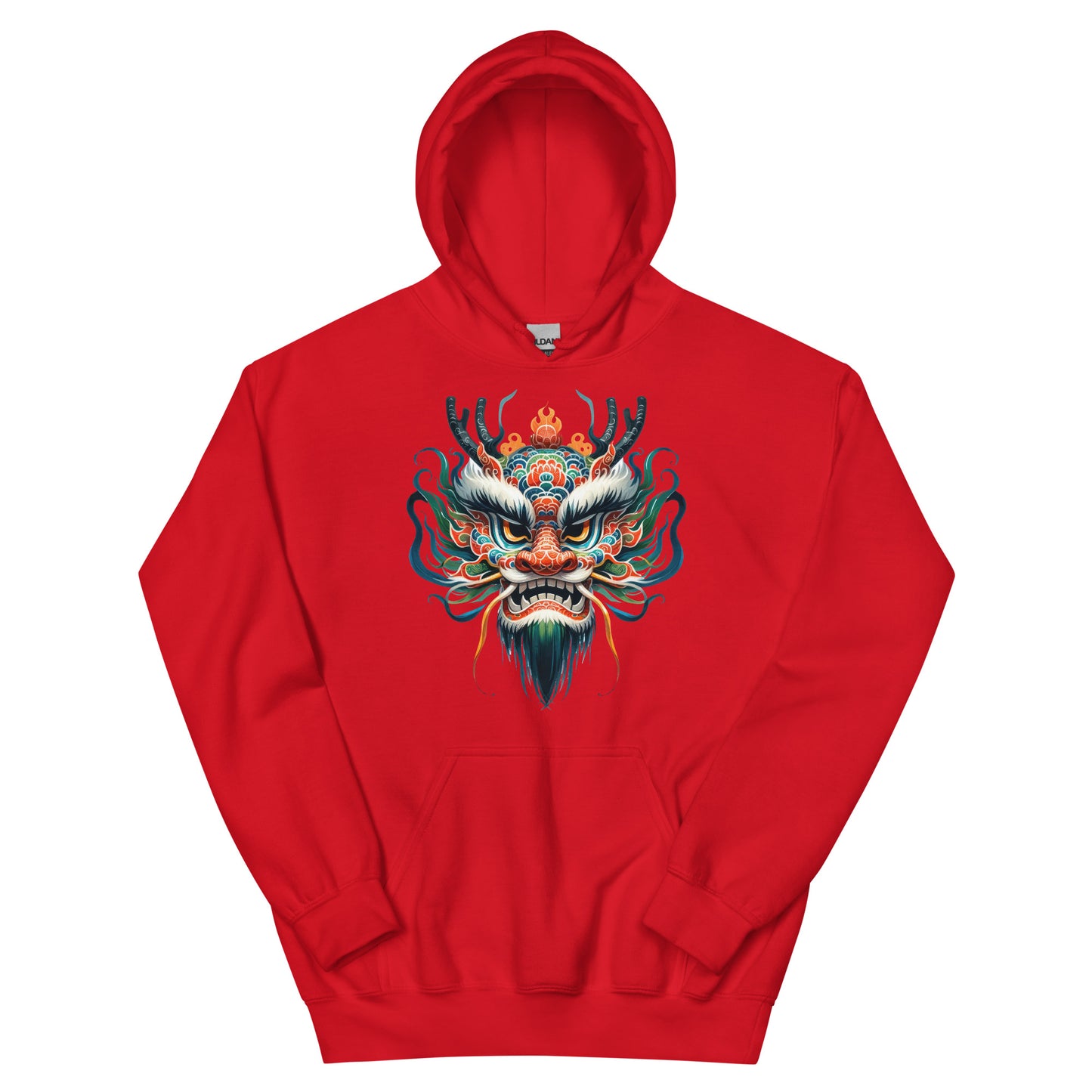chinese new year dragon men's hoodie