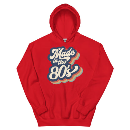 Made in the 80's red Hoodie