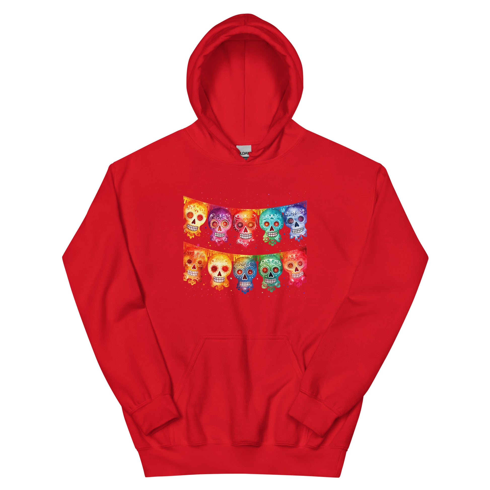 Mexican Fiesta Banner Flags red Hoodie