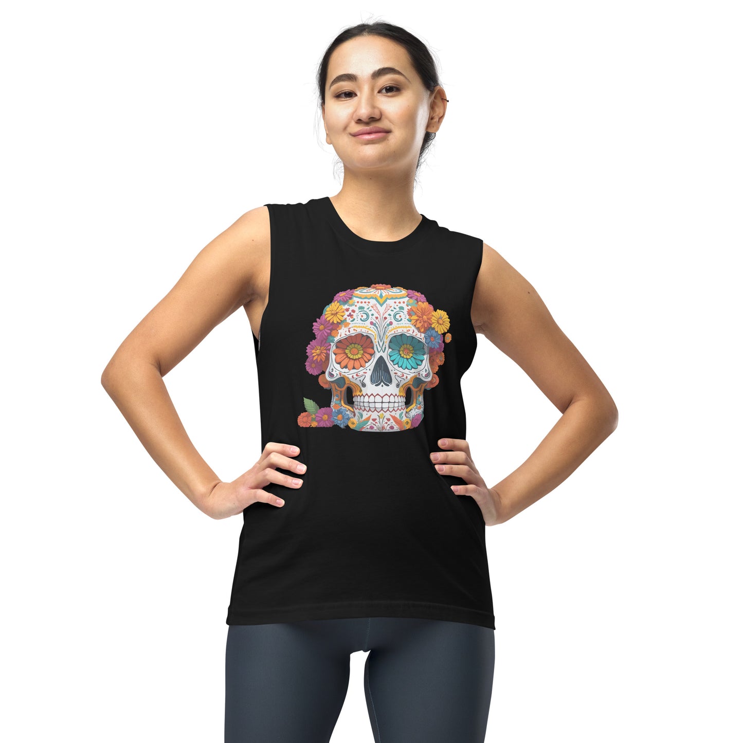 Sugar Skull Unisex Muscle Shirt