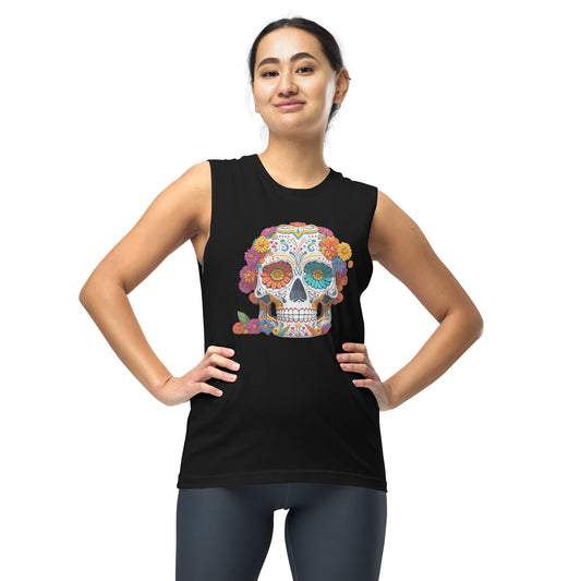Sugar Skull Unisex Muscle Shirt