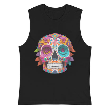 Sugar Skull Sleeveless Shirt