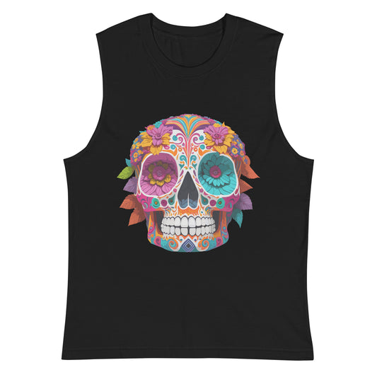 Sugar Skull Sleeveless Shirt