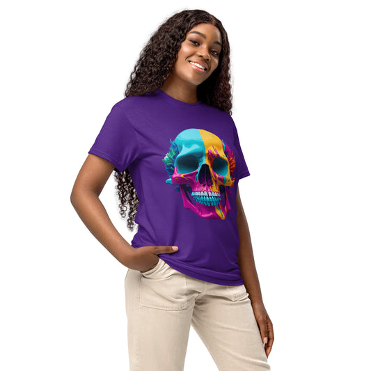 Colorful Skull Ladies DryBlend® T-Shirt